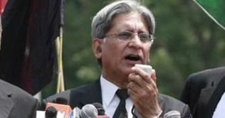 Aitzaz urges President, PM not to intrude in judicial matters